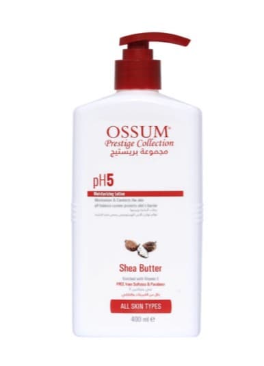 OSSUM Prestige Collection pH5 Shea Butter Moisturizing Body Lotion 400ml